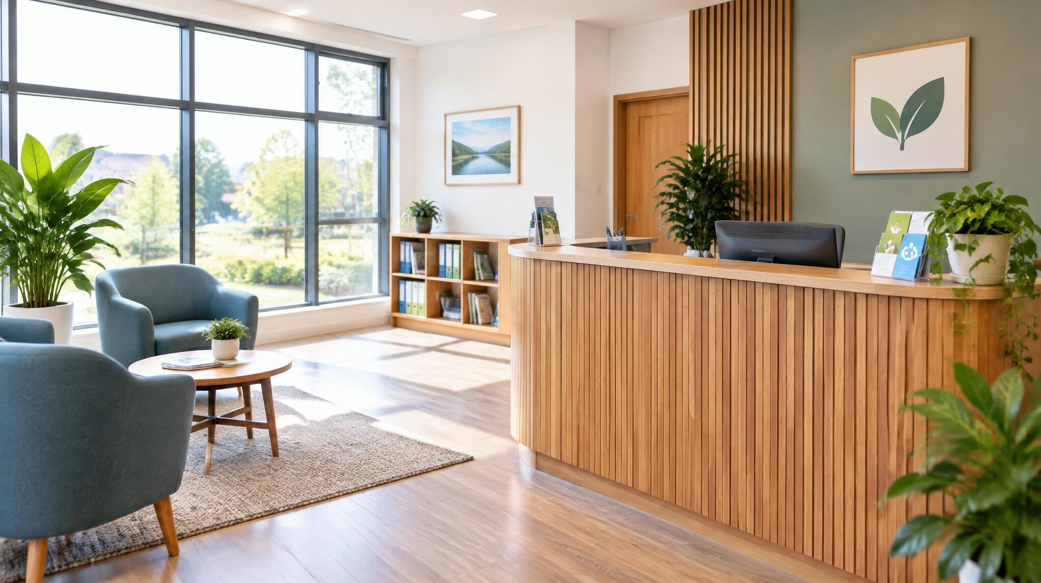 Bright customer advice office